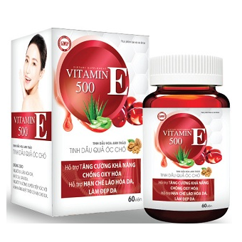 Viên uống Vitamin E 500